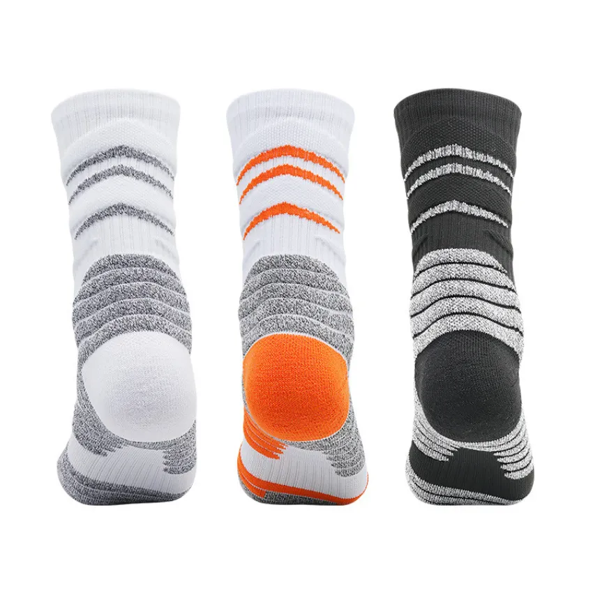 3 Pack Mens Anti Slip Padded Socks