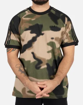 Adidas Camo 3-Stripes Tee