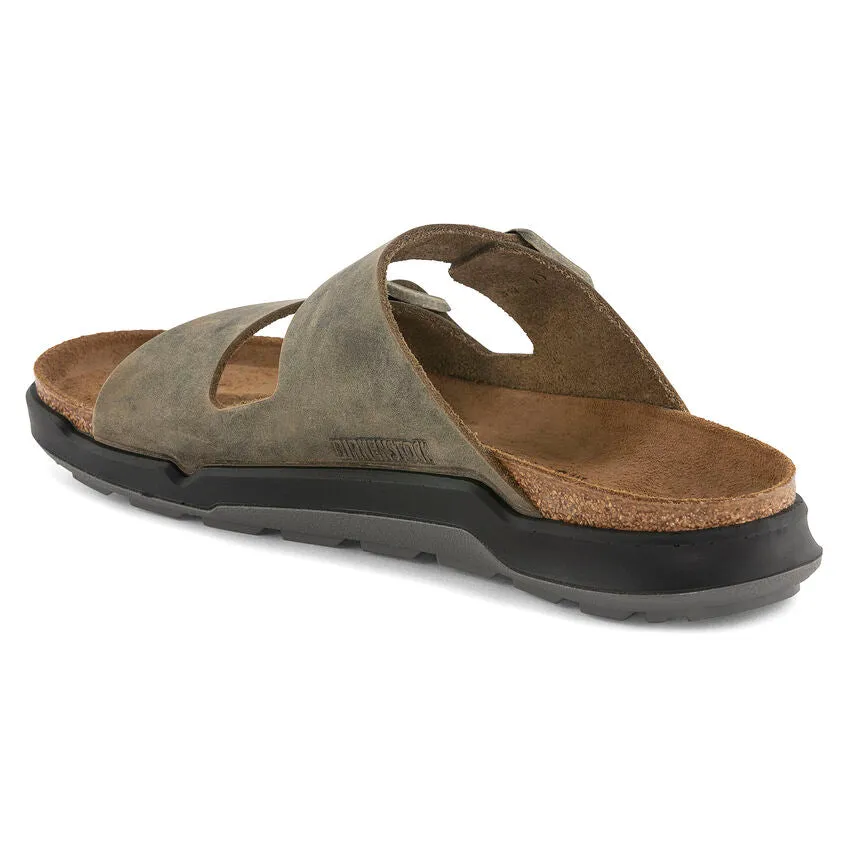 Birkenstock Arizona Rugged Oiled Faded Khaki Men's