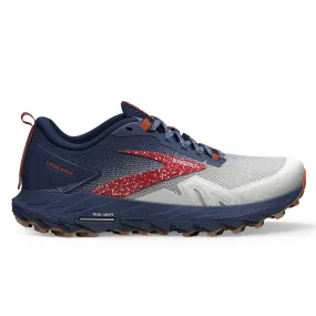 Optimized title: Womens Brooks Cascadia 17 Trail Running Shoes | White/Navy/Bittersweet