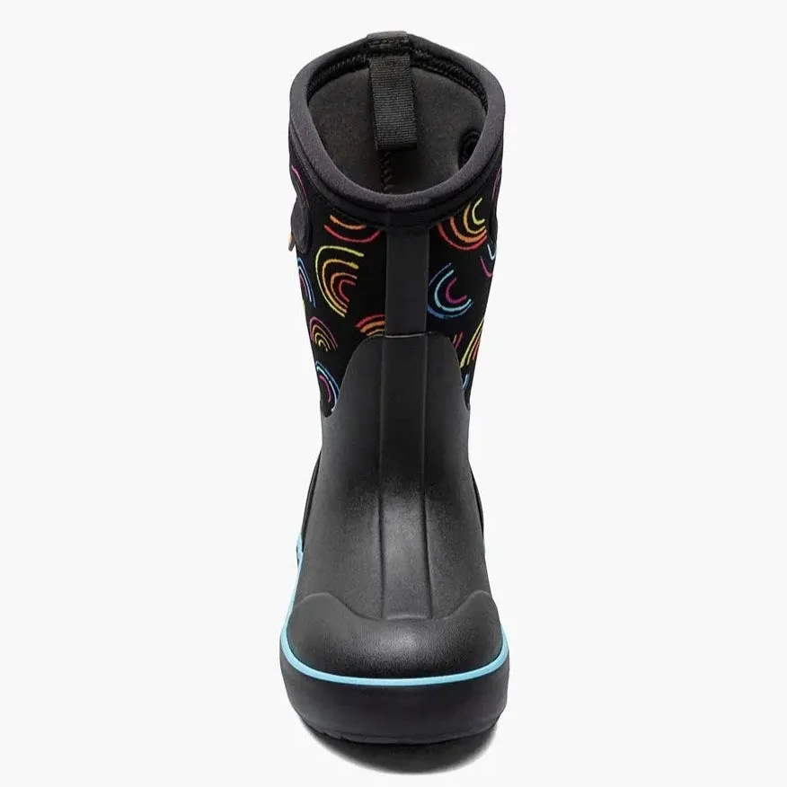 Classic II Wild Rainbows Black Multi (Size 8c-5Y)