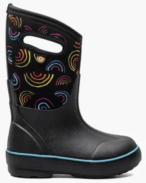 Classic II Wild Rainbows Black Multi (Size 8c-5Y)