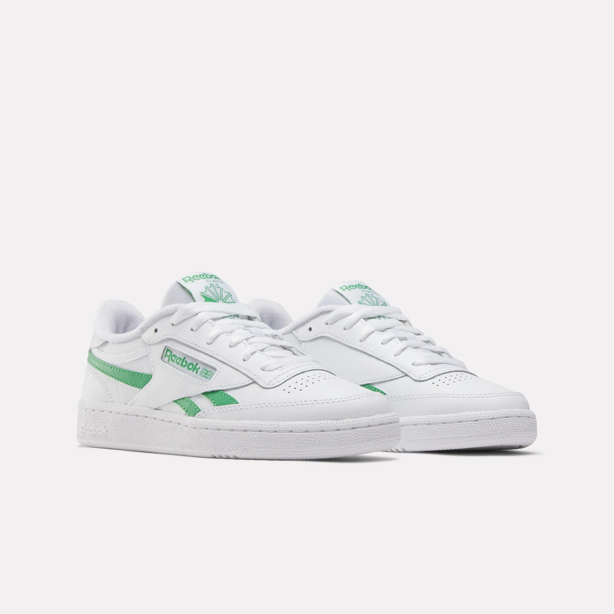 Club C Revenge Shoes White/Sport Green/White