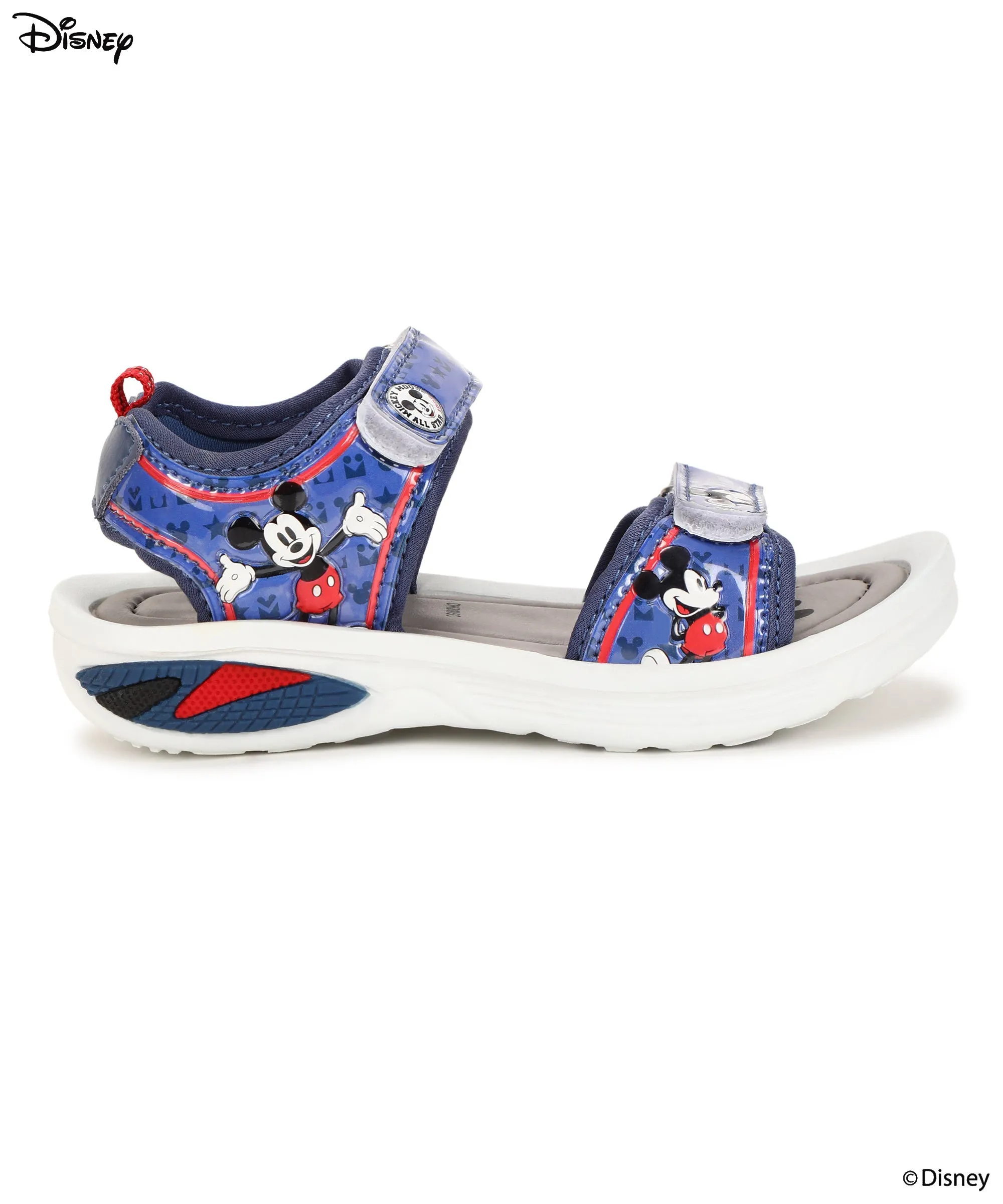 Disney Mickey Mouse DK8005K Kids Sandals Durable, Cushioned Insoles | Lightweight Everyday Casual Sandals for Kids Ideal for Outdoor Use
