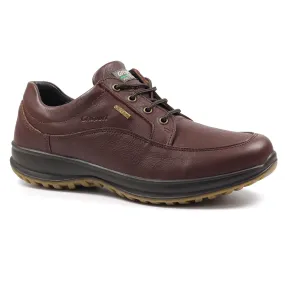 Grisport Livingston Brown Shoes Leather Walking Shoe Water Resistant Comfort