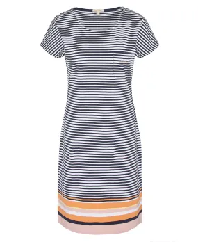 Harewood Stripe Dress - Navy Multi Stripe