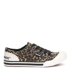 Jazzin Cheetah Print Trainers