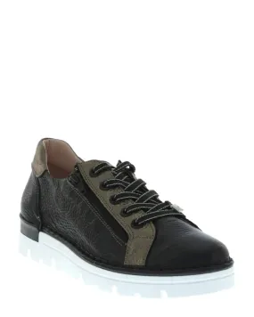 Jose Saenz 2001 - C-M Negro-Bronze Leather Sneaker