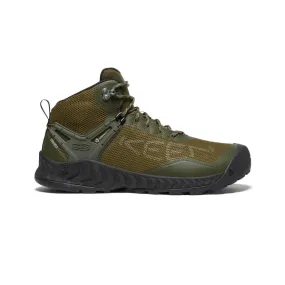 Mens NXIS EVO Waterproof Boots in Dark Olive/Forest Night Color