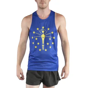 Men's Printed Singlet- Indiana