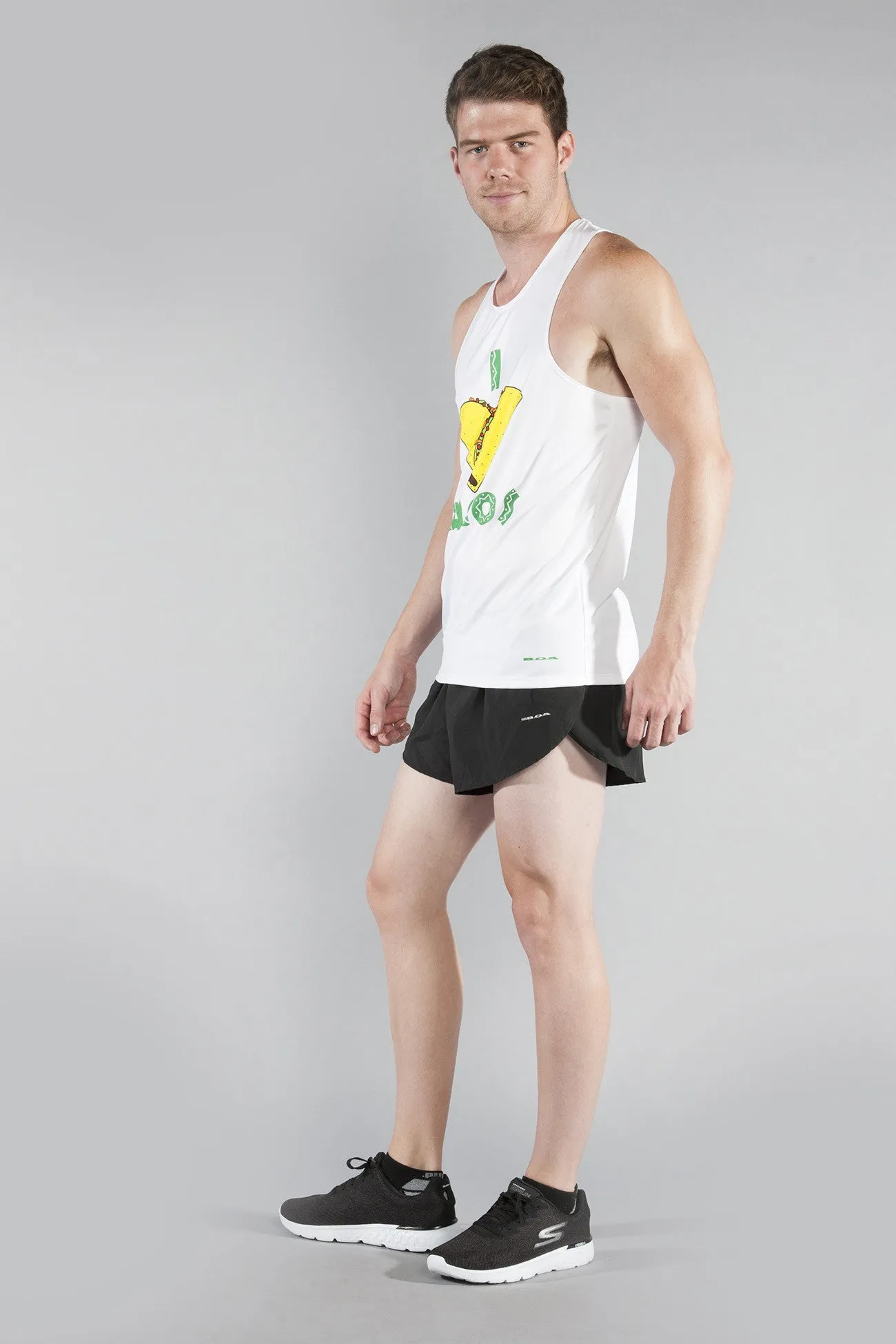 MEN'S PRINTED SINGLET- TACO!