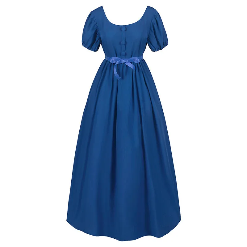 Women 60s Gothic Medieval Vintage Party Swing Dresses A-Line Dress