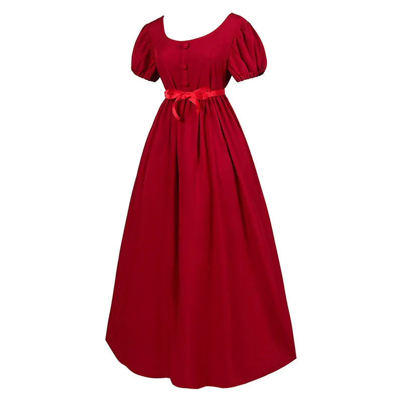 Women 60s Gothic Medieval Vintage Party Swing Dresses A-Line Dress